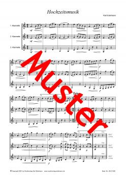 Preview: Festliche Klarinettentrios   Heft 8